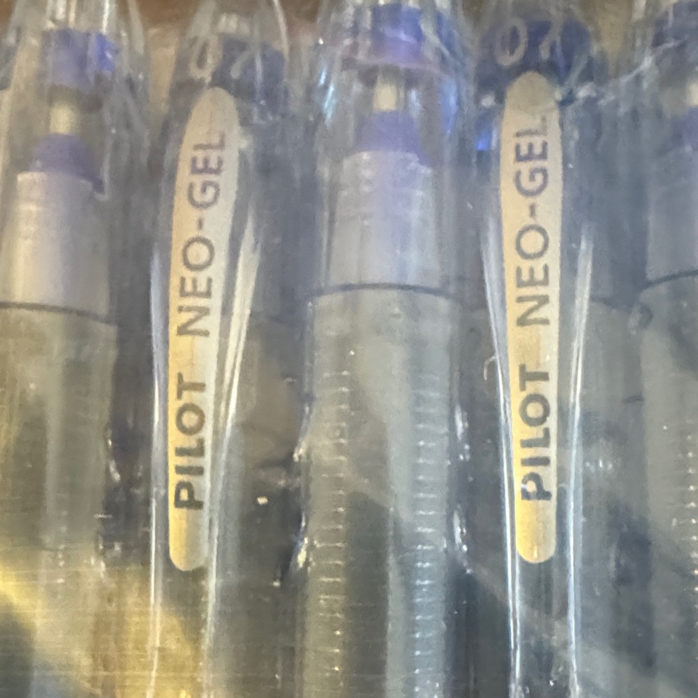Blue Gel Pens - Pack of 12 - Picture 2 of 5